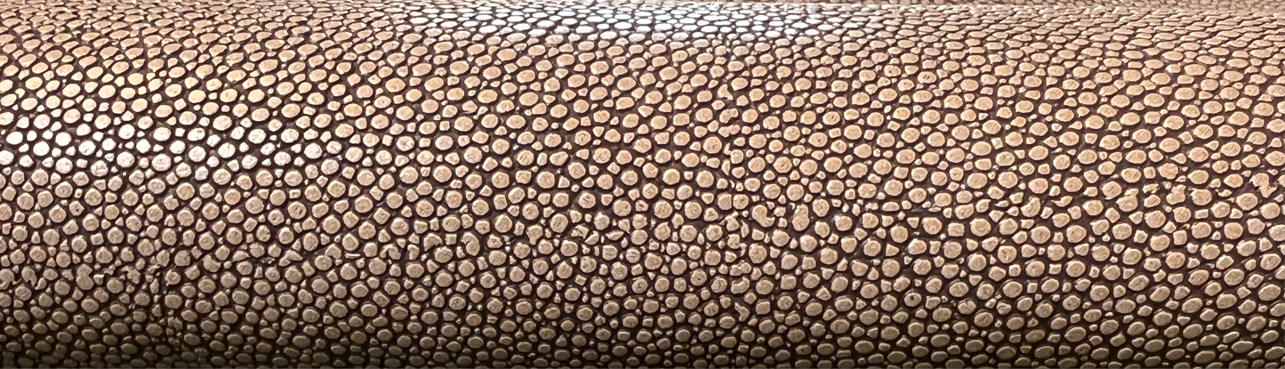 Kunstleder Schlange Beige