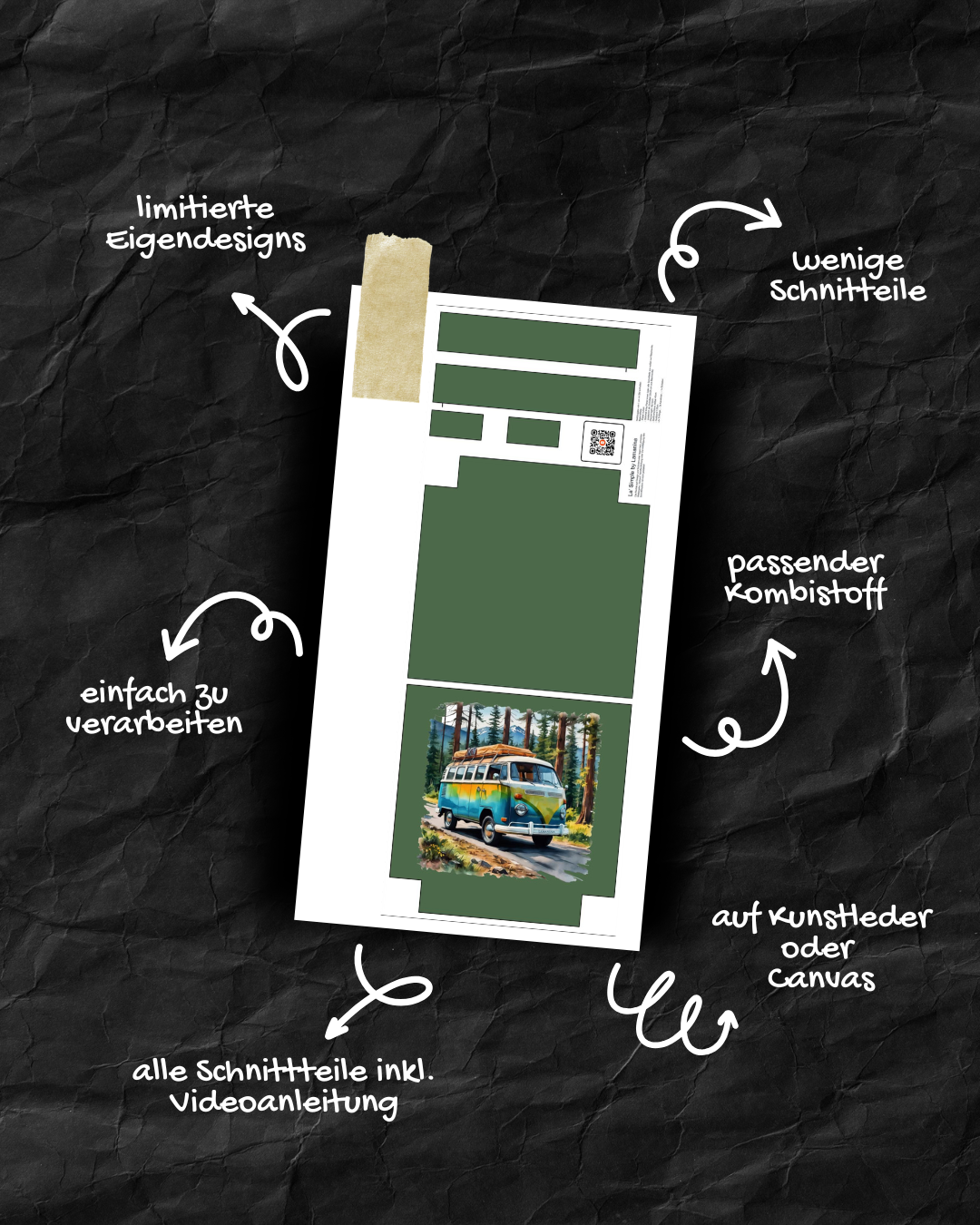 La'Simple Taschenschnittmuste das Bully