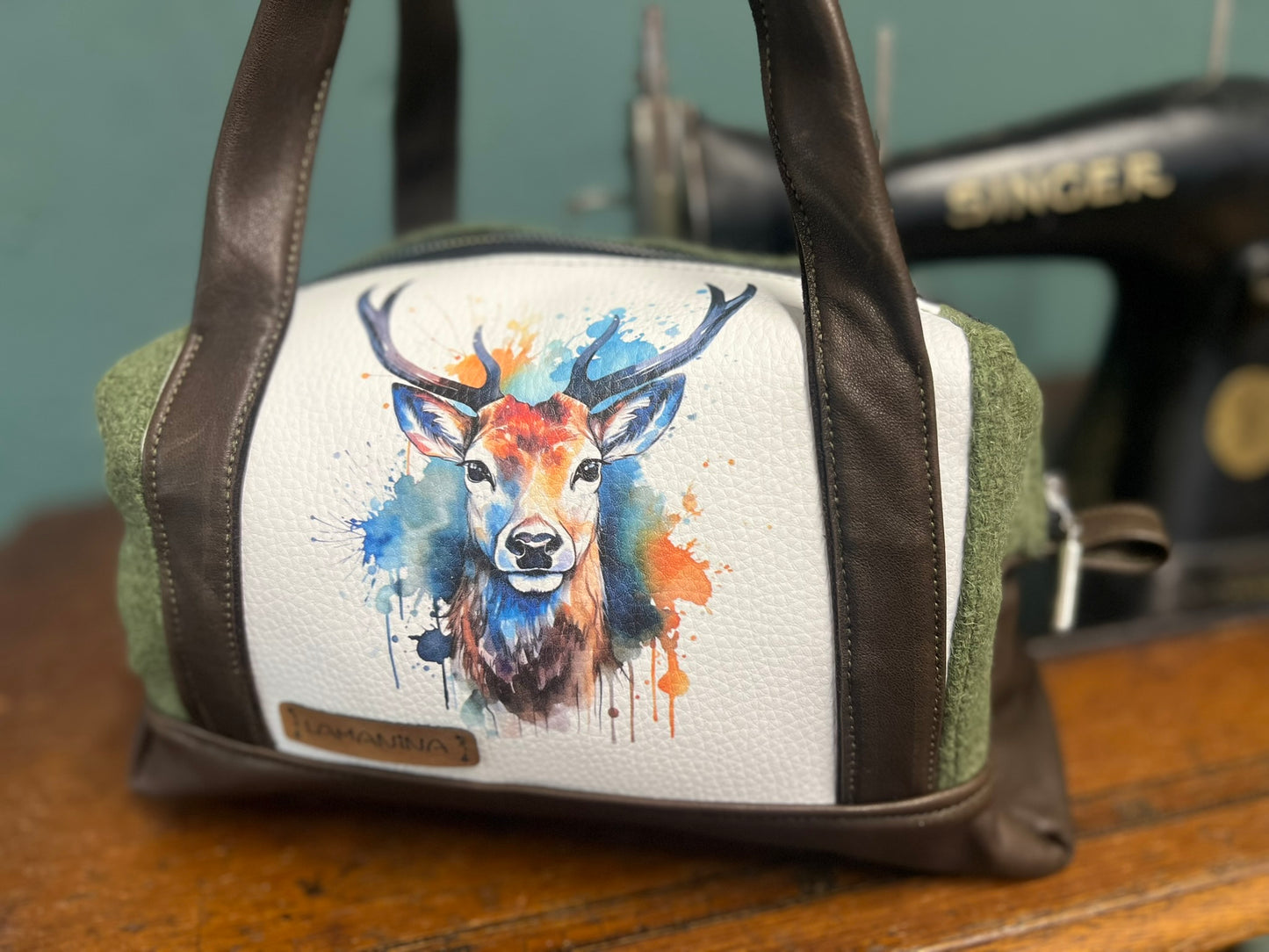 Kunstleder Hirsch by Lamanina
