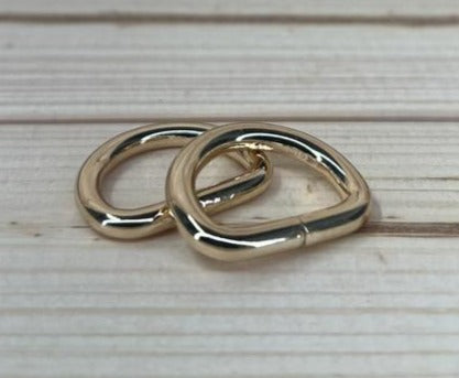 D-Ring Gold 20/25/30/38mm