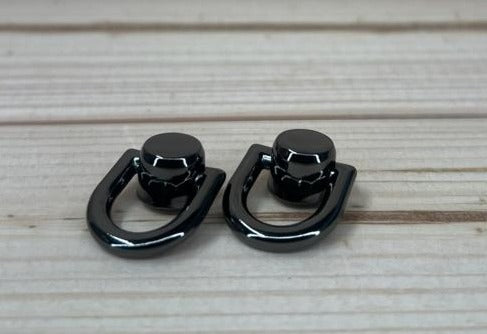 Riemenhalter SET Schwarz Glänzend