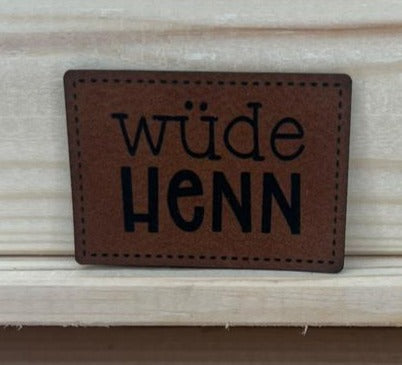Label wüde Henn