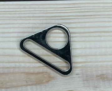 D-Ring mit Steg Silber 25mm/31mm