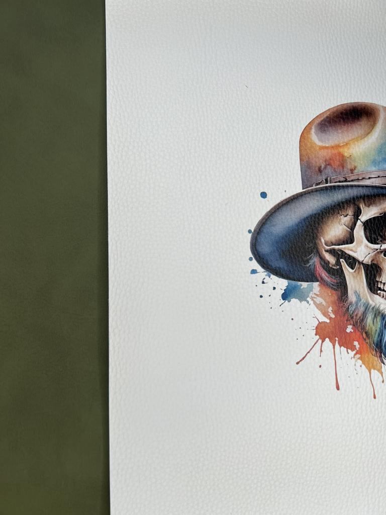 Kunstleder Maxl mit buntem Hut by Lamanina
