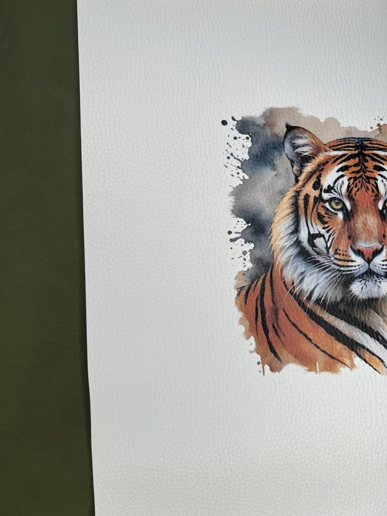 Kunstleder Tiger by Lamanina