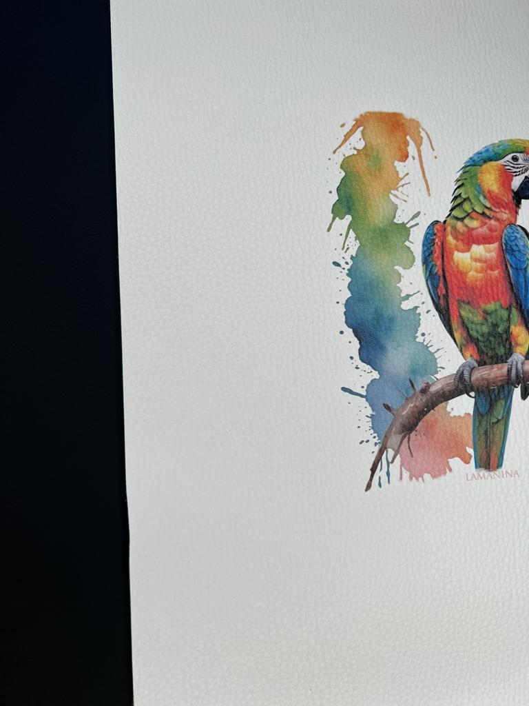 Papagei by Lamanina Kunstleder