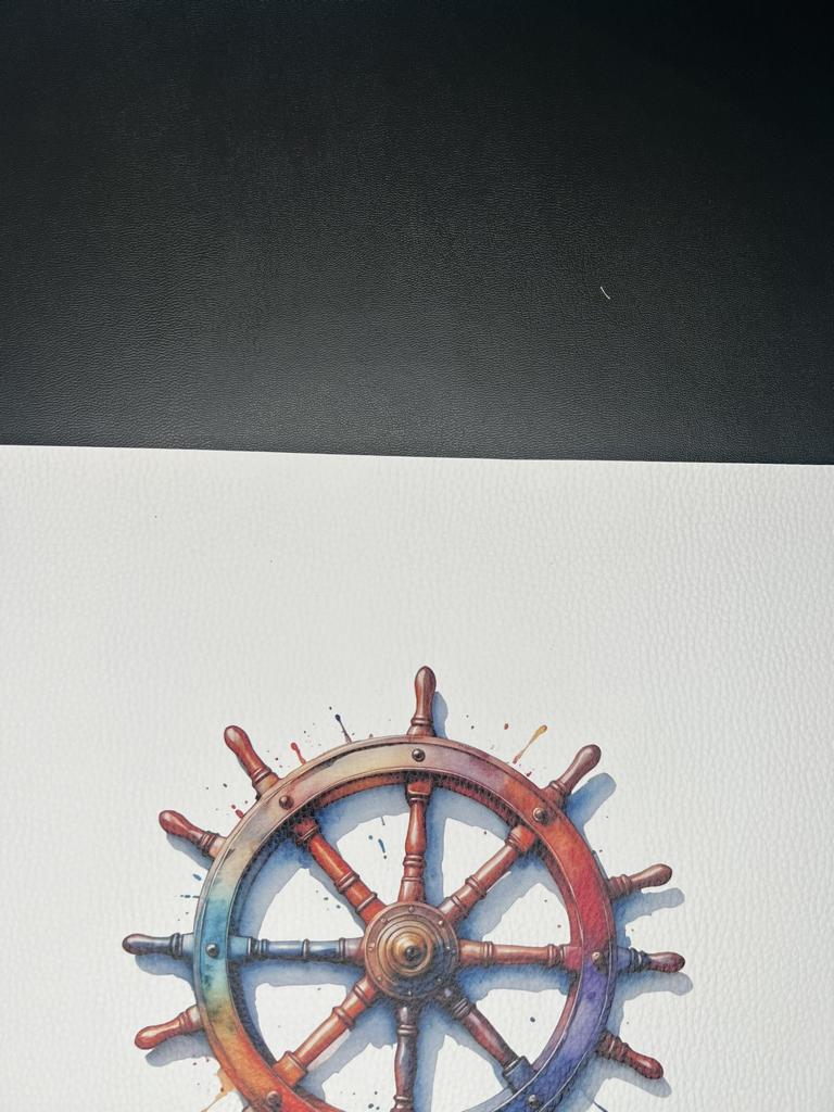 Kunstleder Steuerrad by Lamanina