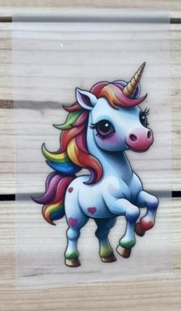 Bügelbild Einhorn