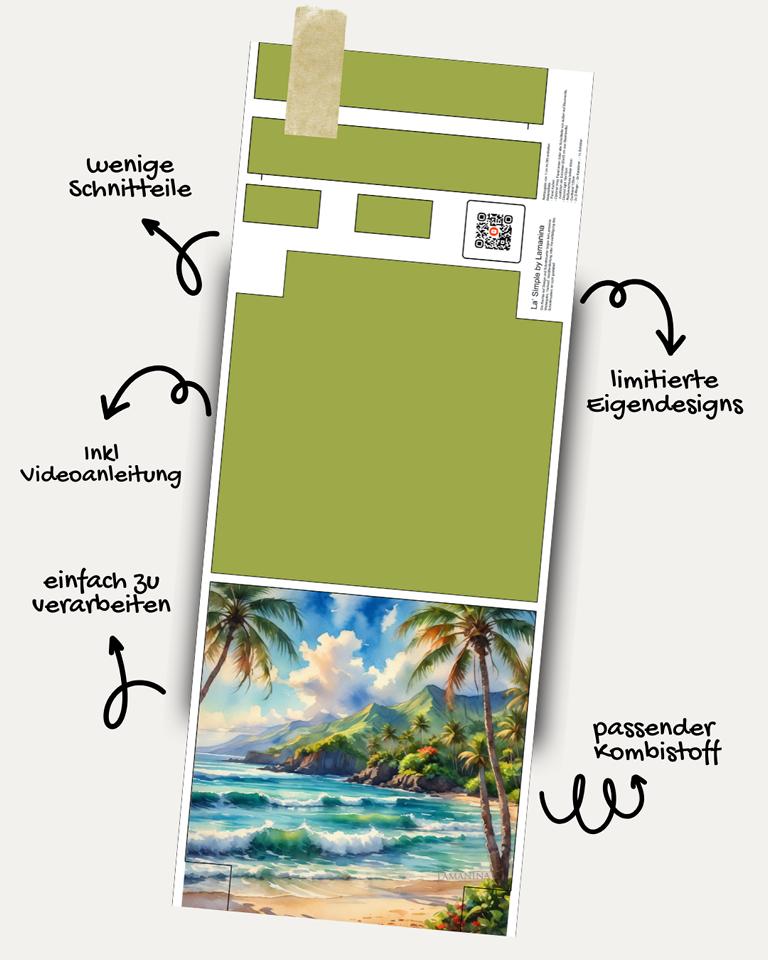 La'Simple Taschenschnittmuste die Strand