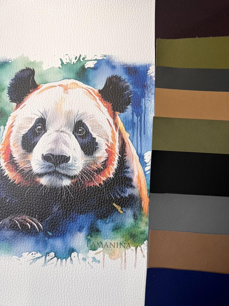 Panda by Lamanina Kunstleder
