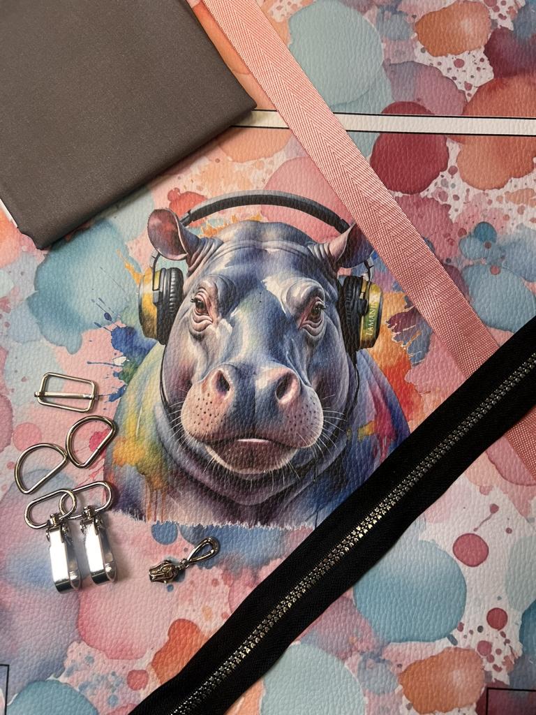 La'Simple Taschenschnittmuste das Hippo