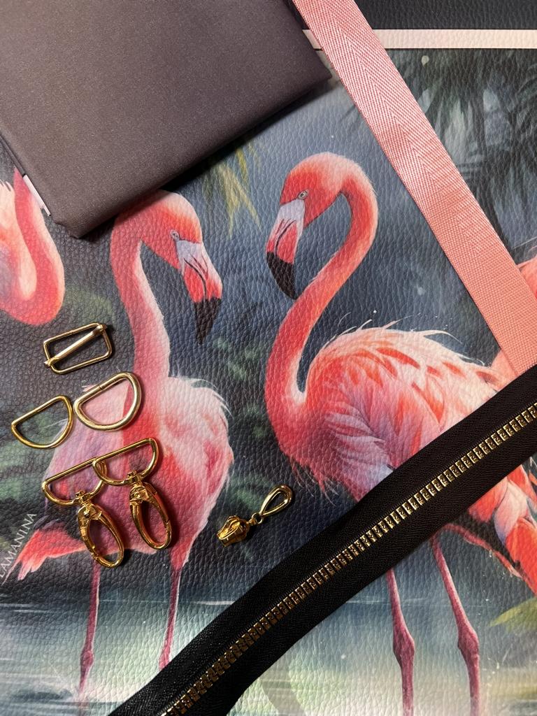 La'Simple Taschenschnittmuste das Flamingo