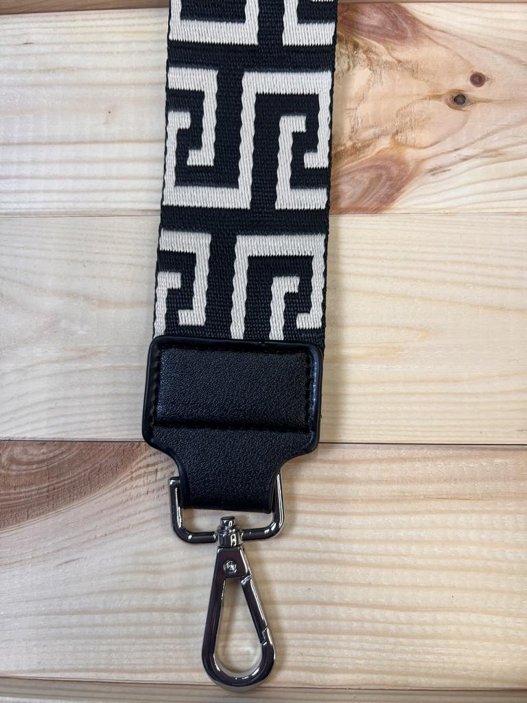 Taschengurt Schwarz/Weiß