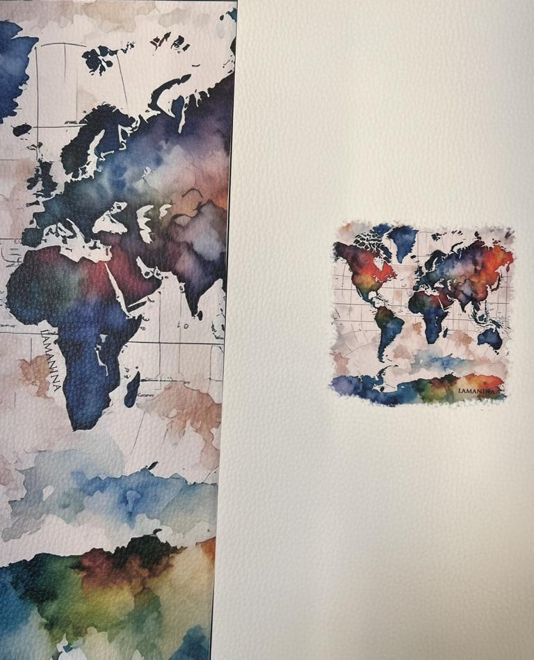Canvas Weltkarte