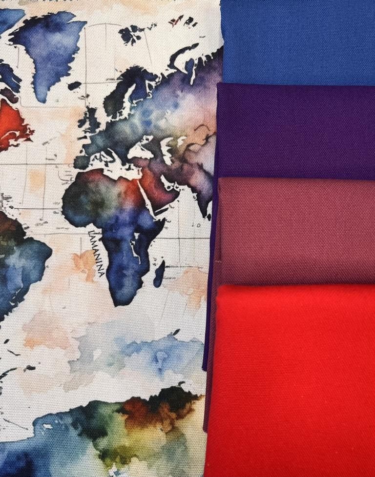 Canvas Weltkarte