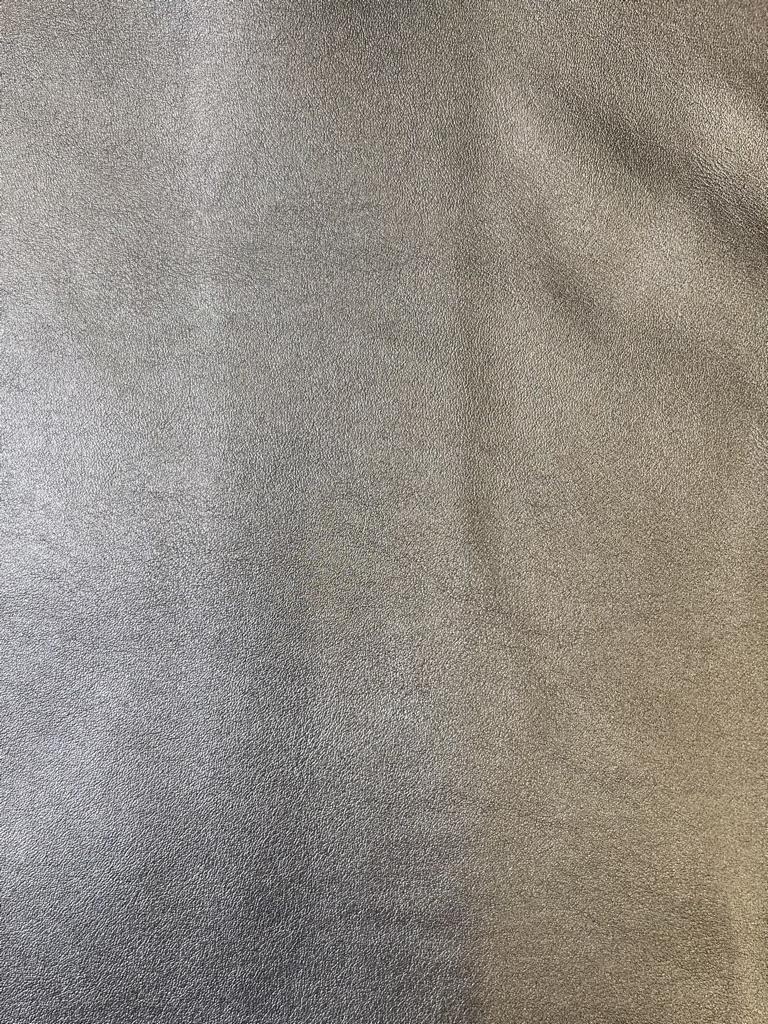 Lederimitat Silber Grau KAT 1