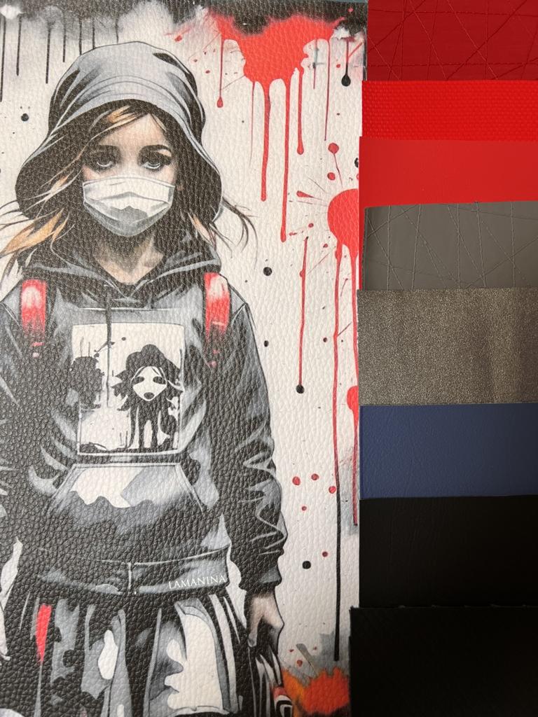 Kunstleder Mädchen Kunststyle by Lamanina