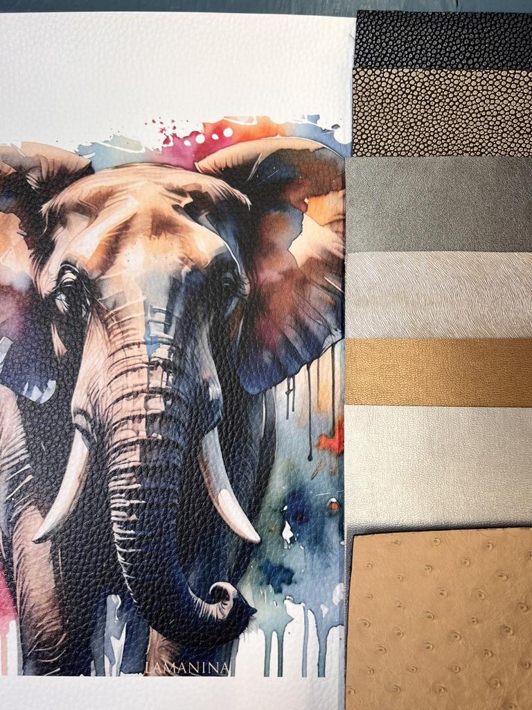 Elefant by Lamanina Kunstleder