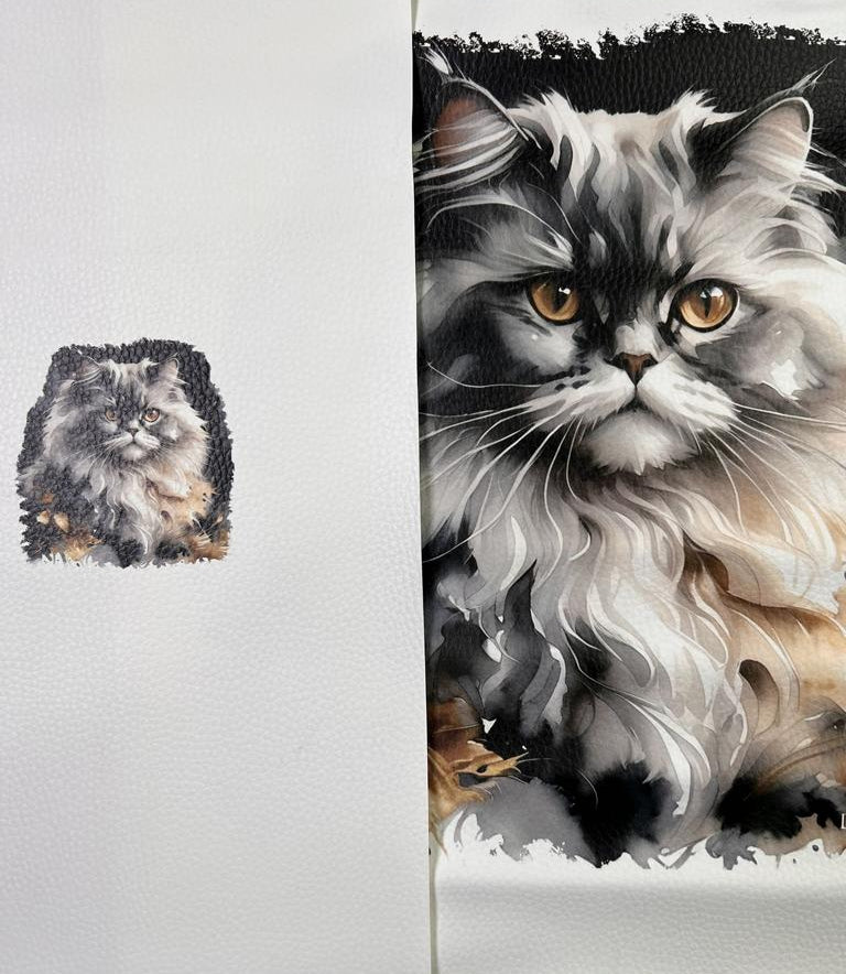 Katze III by Lamanina Kunstleder