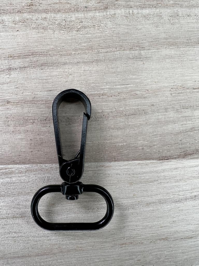 Karabiner Schwarz 25/38mm