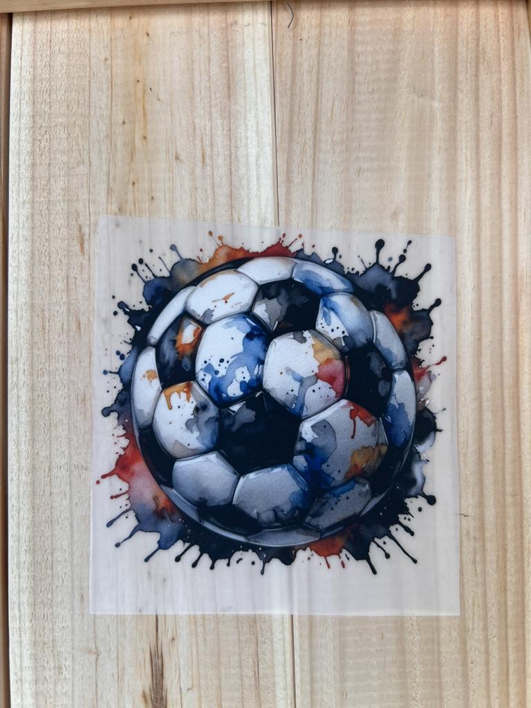 Bügelbild Fußball