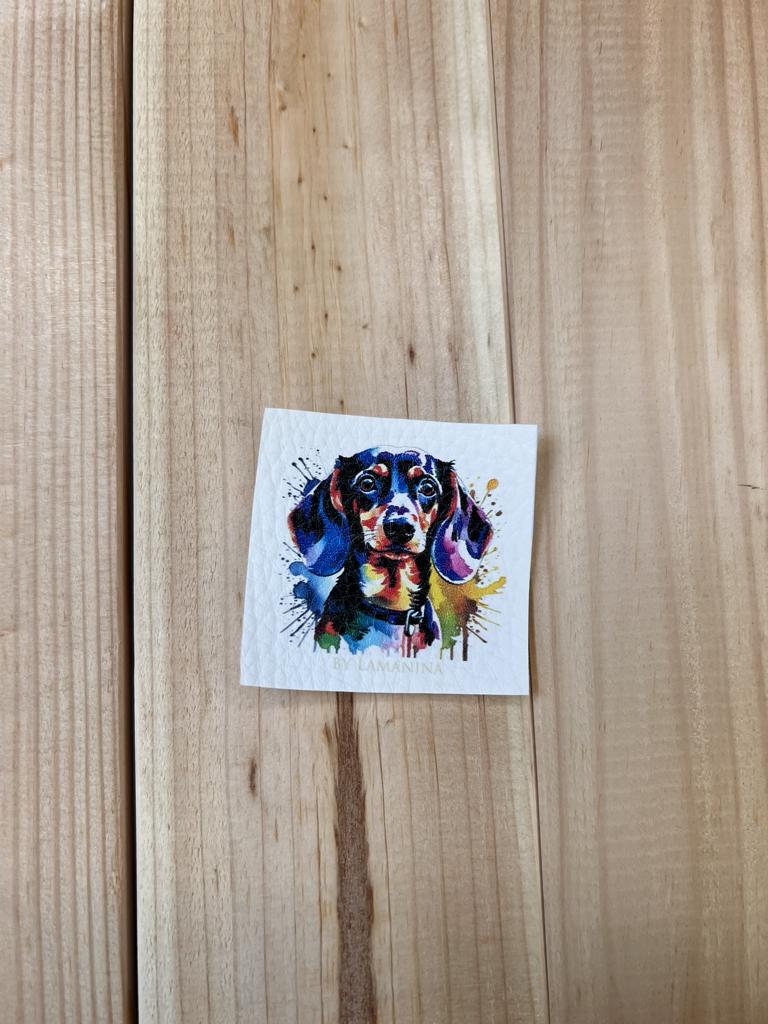 Label Dackel by Lamanina