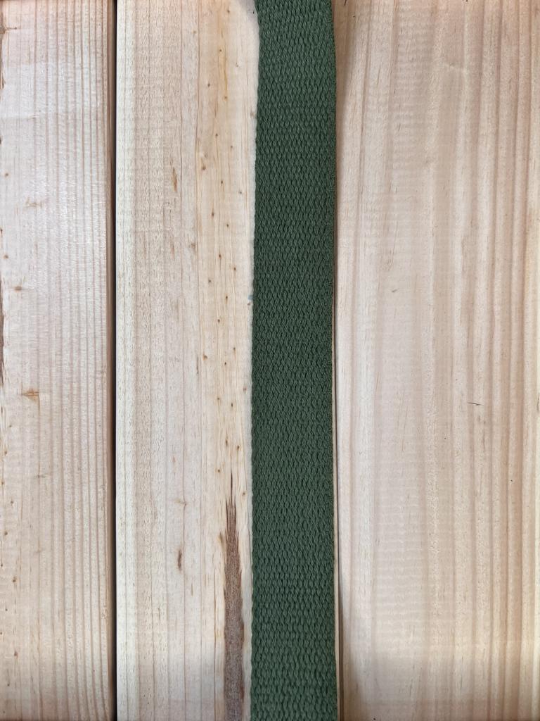 Gurtband Khaki 25mm breit