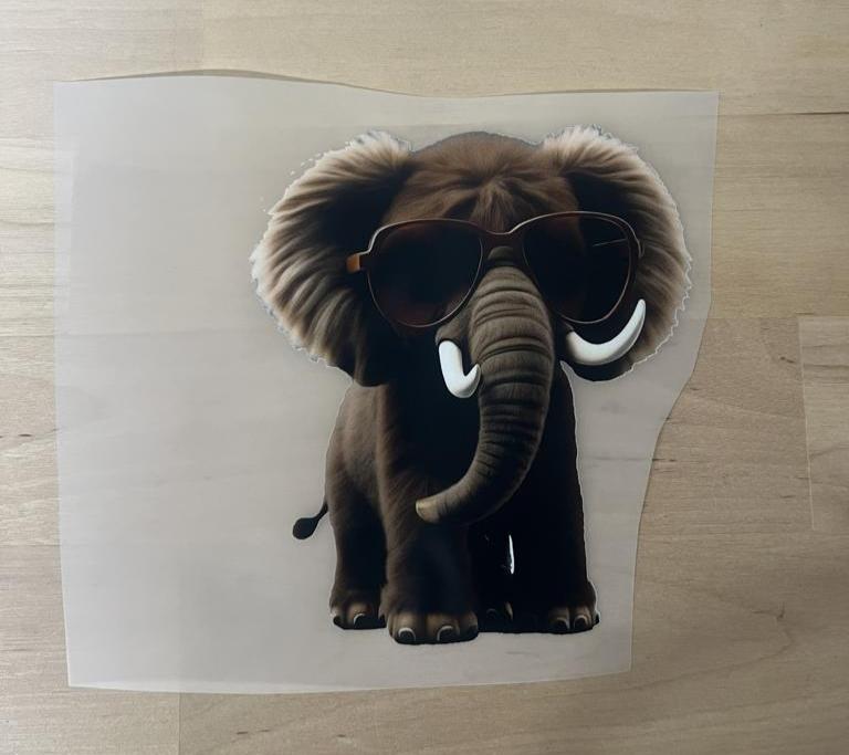 Bügelbild Mammut