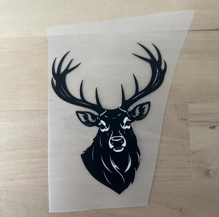 Bügelbild Hirsch 2.0