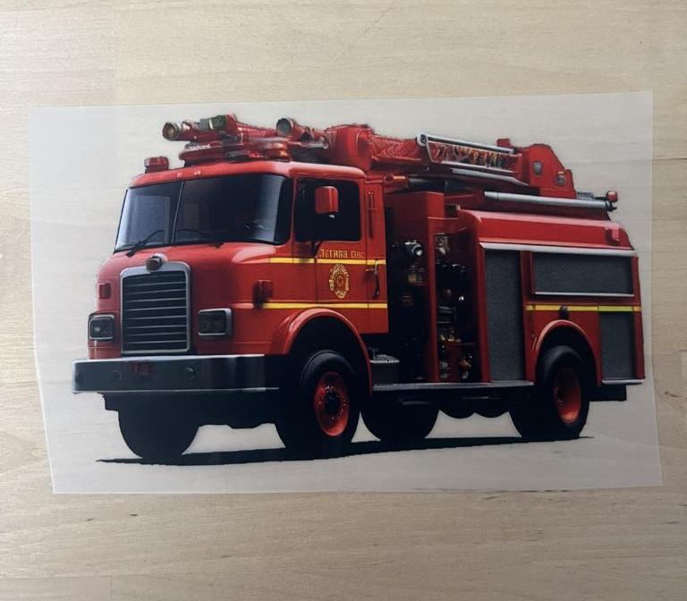 Bügelbild Feuerwehr