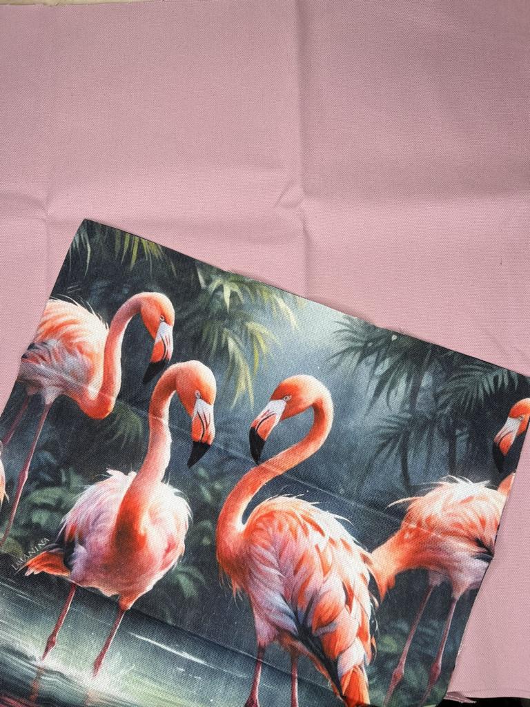 Flamingo by Lamanina Canvas