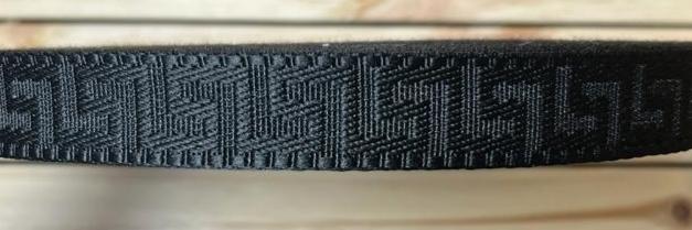 Gurtband Schwarz 25mm breit