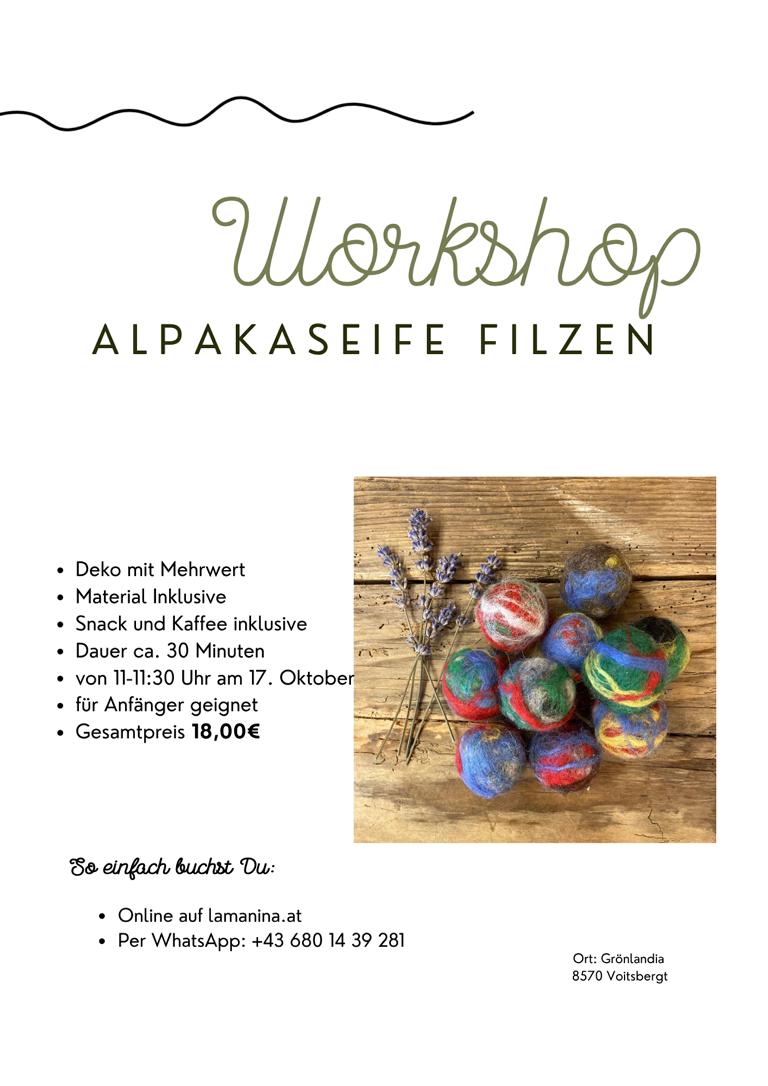Workshop Alpakaseife