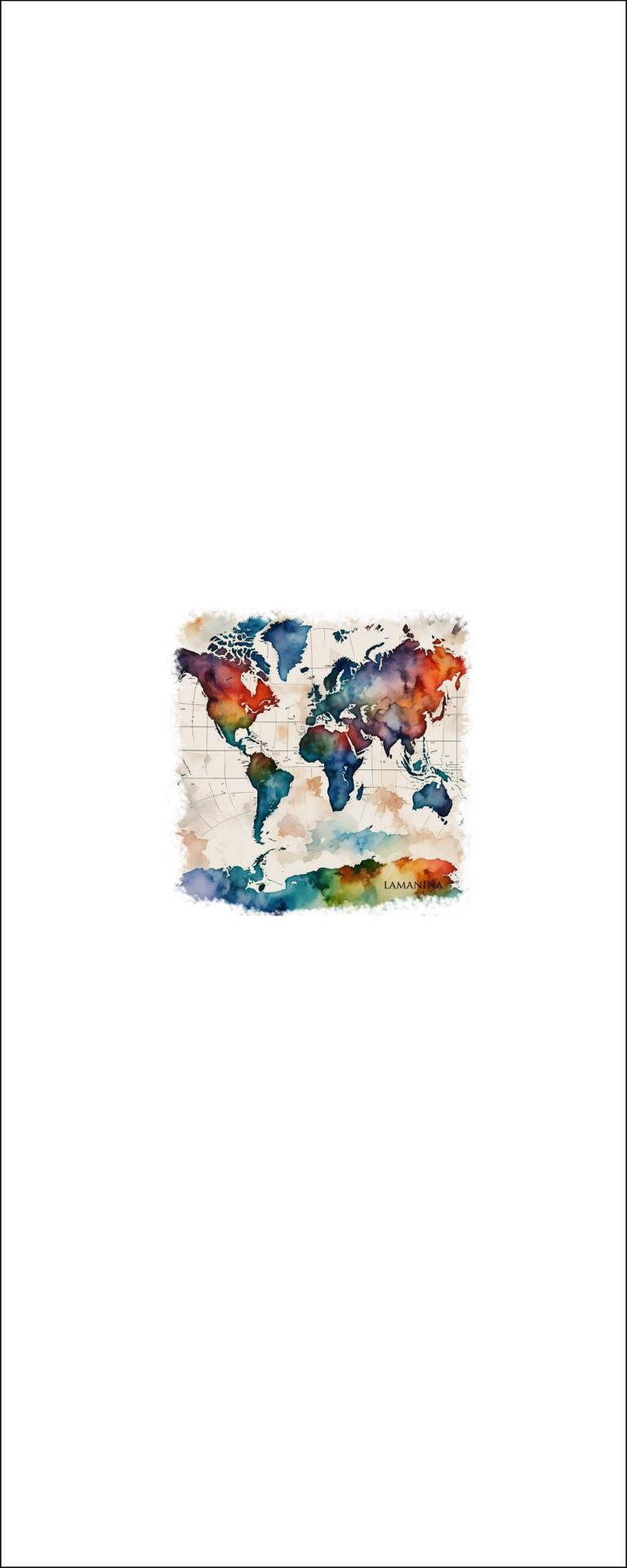 Canvas Weltkarte