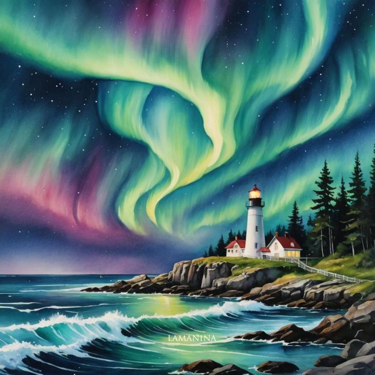 Kunstleder Nordlicht