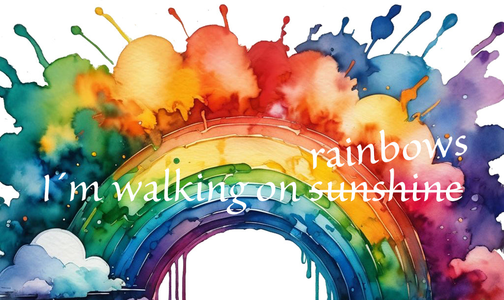 Bügelbild Regenbogen