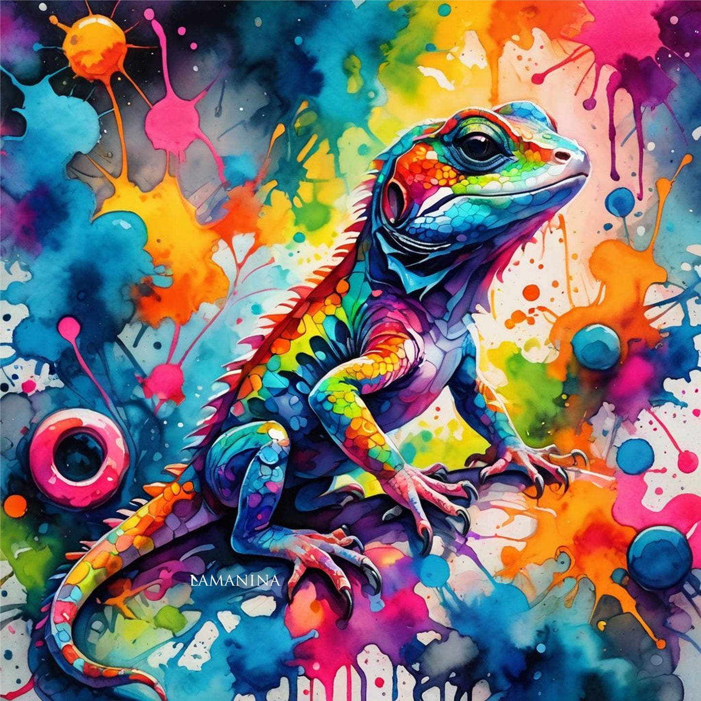 Kunstleder Gecko