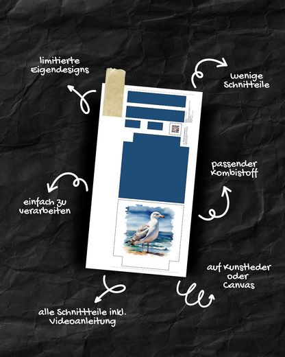 La'Simple Taschenschnittmuste das Möwe