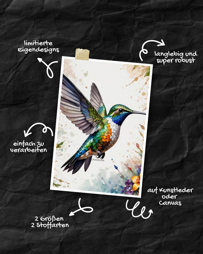 Canvas Kolibri by Lamanina