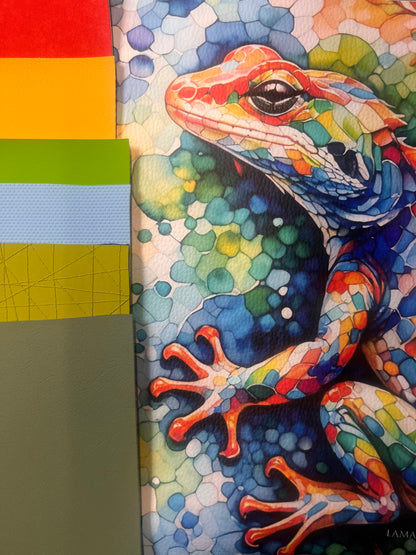 Kunstleder Gekko