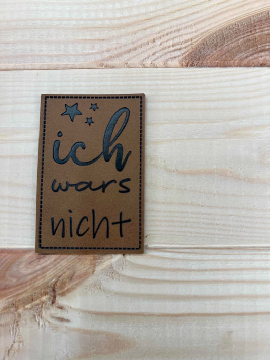 Label ich war’s nicht