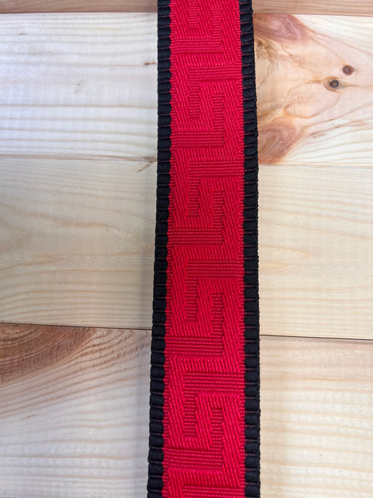 Gurtband Rot/Schwarz 38mm breit