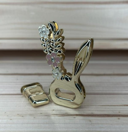 Drehverschluss Hase Gold