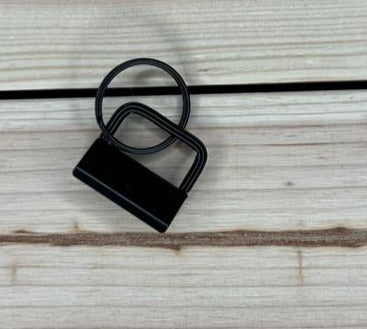 Riemenhalter Silber mit Zähnchen