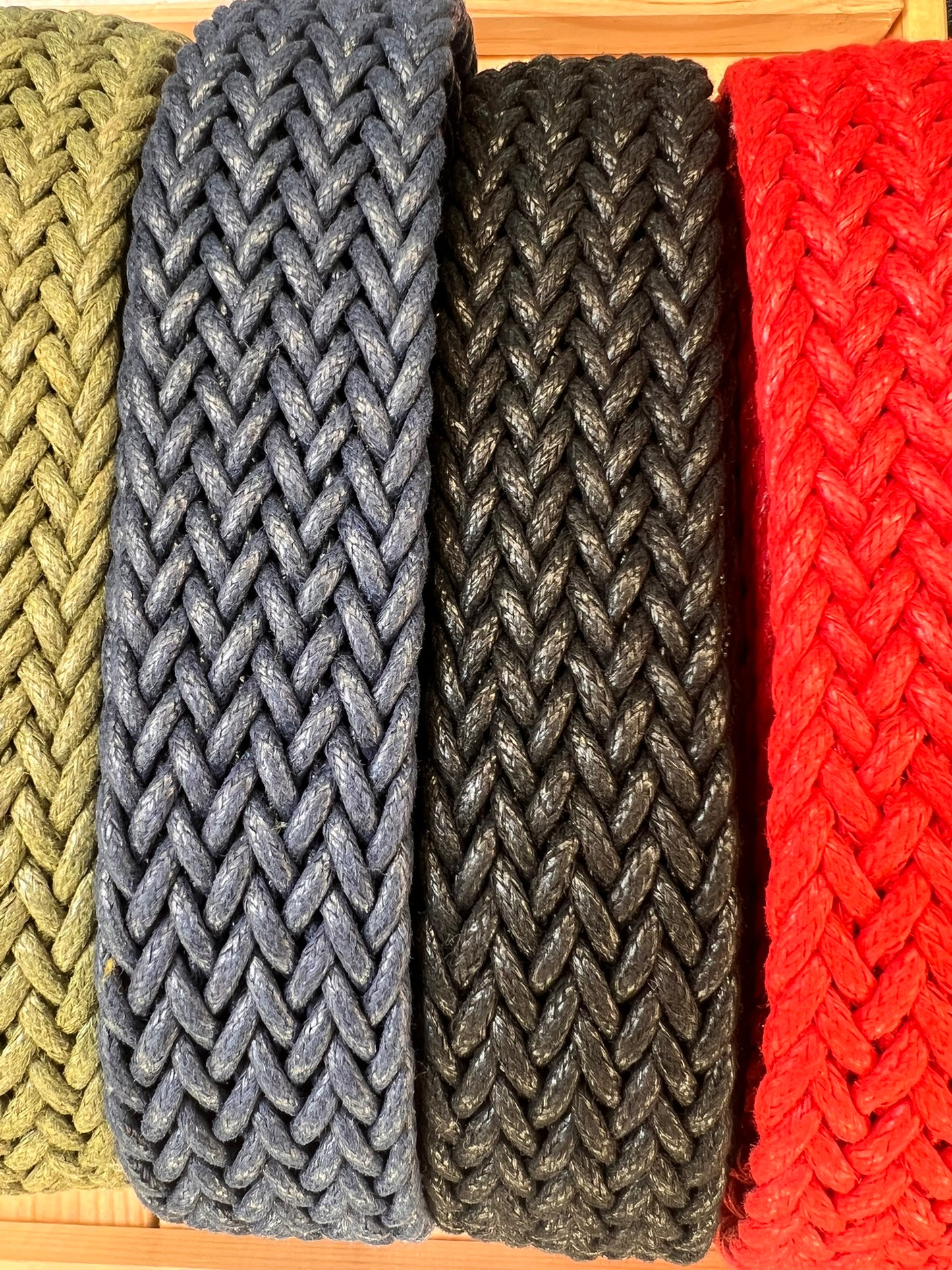 Gurtband Geflochten 3,2 cm verschiedene Farben