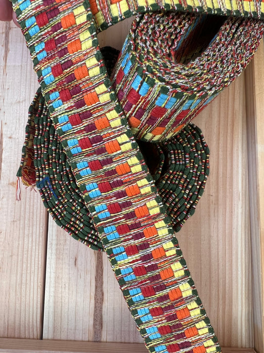 Gurtband Bunt geflochten 38mm