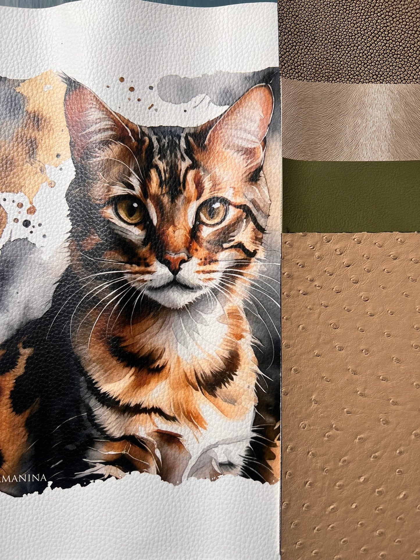 Kunstleder Katze III