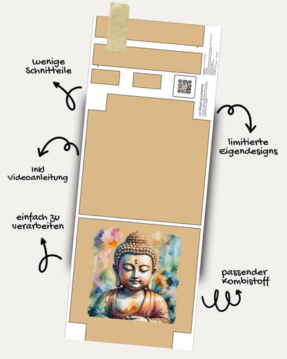 La'Simple Taschenschnittmuste die Buddha