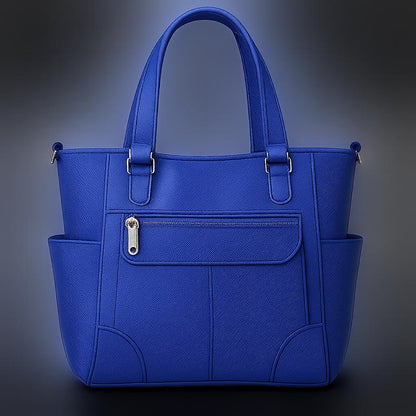 Lederimitat Royalblau