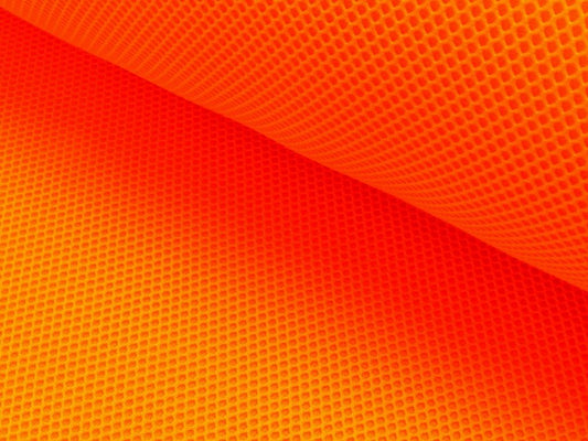 Mesh 3D Netz Neon Orange
